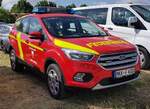 =Ford Kuga als Kommandowagen der Feuerwehr GROßKROTZENBURG steht auf dem Messeparkplatz der RettMobil 2025 in Fulda