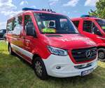 =MB Sprinter als MTW der Feuerwehr REINHEIM, abgestellt auf dem Parkplatz der 2025er Rettmobil in Fulda