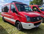 =VW Crafter der Feuerwehr REMSCHEID, steht auf dem Parkplatz der 2025er Rettmobil in Fulda