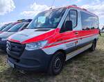 =MB Sprinter von DRK KV STUTTGART Bereitschaft DEGERLOCH, steht auf dem Parkplatz der 2025er Rettmobil in Fulda