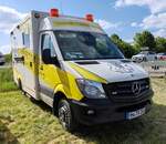 =MB Sprinter von Tierrettungsdienst UNTERLAND, steht auf dem Parkplatz der 2025er Rettmobil in Fulda