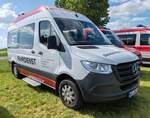 =MB Sprinter des DRK KV KEHL als Fahrdienstfahrzeug, steht auf dem Parkplatz der 2025er Rettmobil in Fulda