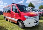=MB Sprinter als MTW der Feuerwehr GROß-UMSTADT, abgestellt auf dem Parkplatz der 2025er Rettmobil in Fulda