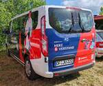 =Ford Transit der JOHANNITER RV OFFENBACH, gesehen auf dem Parkplatz der 2025er Rettmobil in Fulda