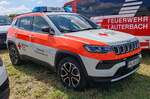 =Jeep Grand Cherokee vom DRK OV FRIEDRICHSHAFEN, abgestellt auf dem Parkplatz der 2025er Rettmobil in Fulda
