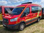 =Ford Transit als MTW der Feuerwehr WUPPERTAL, gesehen auf dem Parkplatz der 2025er Rettmobil in Fulda