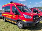 =Ford Transit als MTW der Feuerwehr RHEINBÖLLEN, gesehen auf dem Parkplatz der 2025er Rettmobil in Fulda