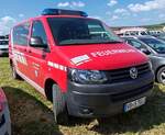 =VW T 5 als MTW der Feuerwehr EINARTSHAUSEN, abgestellt auf dem Parkplatz der 2025er Rettmobil in Fulda