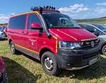 =VW T5 als Kommandowagen für den Brand- und Katastrophenschutz im Landkreis MILTENBERG, abgestellt auf dem Parkplatz der 2025er Rettmobil in Fulda