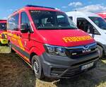 =MAN TGE als MTW der Feuerwehr OBER BEERBACH, abgestellt auf dem Parkplatz der 2025er Rettmobil in Fulda
