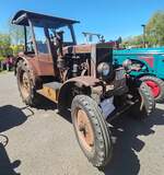=Rudolf B�hmer-Traktor, Bj. 1947, 2900 ccm, 30 PS, eine absolute Rarit�t, pr�sentiert bei der Oldtimerschau in Wasenberg, 05-2025