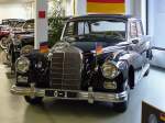 Mercedes 300 D (W189), Autosammlung Steim in Schramberg, 6.3.11   Baujahr 1959   6 Zylinder, 160 PS aus 2996 ccm.