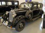 Mercedes 260 D (W138), Autosammlung Steim in Schramberg, 6.3.11   Baujahr 1937, erster Serien-Diesel-PKW der Welt.