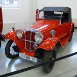 Aero 18 Roadster, Autosammlung Steim in Schramberg, 6.3.11   Baujahr 1934   2 Zylinder, 18 PS aus 662 ccm.