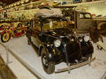 Ein Mercedes-Benz 130 von 1934 stand Anfang Dezember 2014 im Auto- und Technikmuseum Sinsheim.