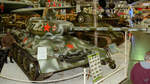 Im Auto- und Technikmuseum Sinsheim steht ein T34-Kampfpanzer.