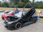 Peugeot 207 mit Flügeltüren bei den Grefrath Tuning Days, 11.8.2013