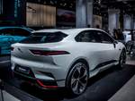 Jaguar I-Pace Concept (Rückansicht), gesehen auf der IAA 2017 Frankfurt Motor Show (September 2017).