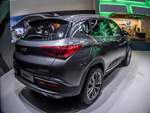 Chery Tiggo 7 (Rückansicht), ausgestellt auf der IAA 2017 Frankfurt Motor Show (September 2017).
