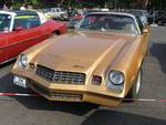 Ein Chevrolet Camaro Berlinetta auf dem Oldtimertreffen am Bikertreff Krefeld, 24.9.17