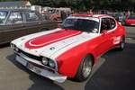 Ein Ford Capri im Renntrimm auf dem Oldtimertreffen am Bikertreff Krefeld, 24.9.17