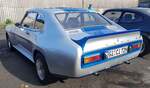 =Ford Capri steht im Polizei-Oldtimer-Museum Marburg, Oktober 2023