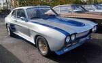 =Ford Capri steht im Polizei-Oldtimer-Museum Marburg, Oktober 2023