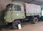 =Robur als ehemaliges Einsatzfahrzeug der Volkspolizei der DDR steht im Polizei-Oldtimer-Museum Marburg, Oktober 2023
