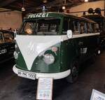 =VW T 1, ausgestellt im Polizei-Oldtimer-Museum Marburg, Oktober 2023. 
