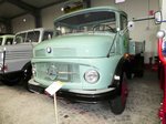 =MB LA 710 K, Bj. 1968, gesehen im sächsischen Nutzfahrzeugmuseum in Hartmannsdorf im Juli 2016