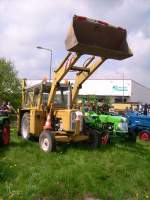 Traktorbagger K162 auf Basis Ursus C-360 beim Treffen in Hartmannsdorf