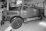 Ein Mercedes-Benz L 4500 Feuerwehrfahrzeug von 1942 ist Teil der Ausstellung im Technik-Museum Speyer.