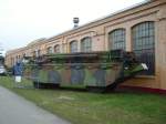 Ein Bundeswehr Bergepanzer in Technik Museum Speyer am 19.02.11