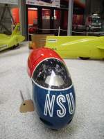 Ein NSU Verusuchsfahrzeug in Technik Museum Speyer am 19.02.11