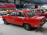 Mitte November 2022 war dieser Polski Fiat 125p im Oldtimermuseum Prora ausgestellt.