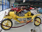 Ein Ford T Speedster aus dem Jahre 1911, so gesehen im November 2022 im Oldtimermuseum Prora.