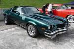 Der Chevrolet Camaro der zweiten Generation war ein h�bsches Auto, bekam aber ab 1974 eine weniger sch�n anzusehende Front verpasst. Gesehen auf der US-Car-Show in Grefrath im August 2010.