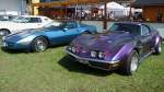 Zwei Corvetten, US-Car-Show Grefrath 2011-08-21 