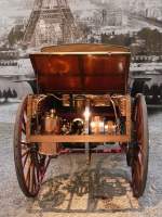 Benz  Vis-a-vis  Type Victoria    Baujahr 1893, 1 Zylinder, 1785 ccm, 18 km/h, 3 PS    Cité de l'Automobile, Mulhouse, 3.10.12