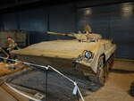 BMP-1 Schützenpanzer, 6-Zylinder-V-Dieselmotor UTD-20, 300 PS, Duxford Imperial War Museum (08.09.2023)