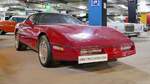 Chevrolet Corvette C4 von 1989 in der Retro Car Show im Einkaufszentrum  Piterlend  in St.