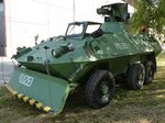 Mowag, gepanzertes Fahrzeug der Schweizer Polizei, Schweizerisches Militärmuseum Full, Juli 2015