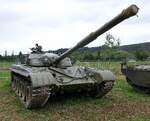 T 55, mittlerer russischer Panzer, der am meisten pruduzierte Panzer weltweit, ausgestellt im Milit�rmuseum Full/Schweiz, Sept.2026