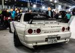 Rückansicht: Nissan Skyline R32 GT-R anspruchsvoll getunt.