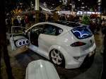 Dieser Seat Leon wurde auf dem Auto, Motor und Tuning Show ausgestellt (23.
