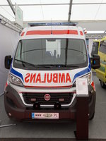 FIAT Ducato RTW für die Türkei am 13.05.16 auf der RettMobil in Fulda
