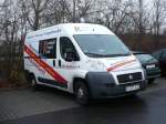 Fiat Transporter von  RRR  einer Spezialfirma f�r Geb�udetrocknung am 01.12.2008 in Fulda-Lehnerz