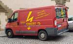 =Fiat Ducato von Elektro-ERKERT, gesehen in Schwäbisch Hall im Dezember 2023