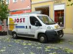 Fiat Ducato der Firma JOST steht in 36088 H�nfeld, Oktober 2010