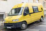 Hier ist ein FIat Ducato Mk2 (Hochdach, lang). Foto: 10.2025.